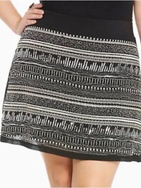 Torrid Beaded/Sequin Mini Skirt